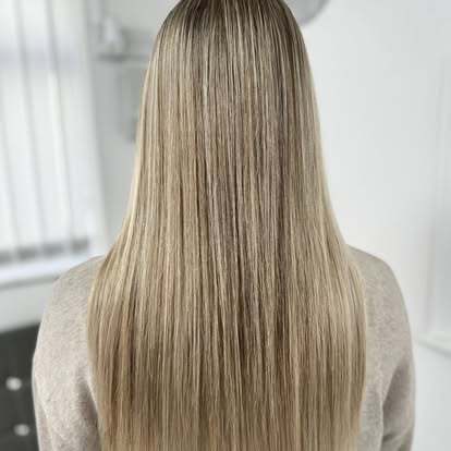 Balayage colour finish styled at Peppes Ladies Salon